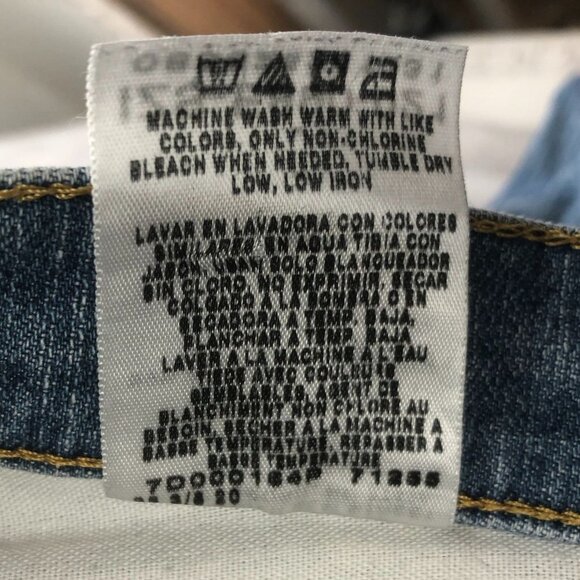 Riders By Lee Womens Capri Jeans 14P Blue Denim Croppped Casual Classic Mid Rise - Picture 10 of 13